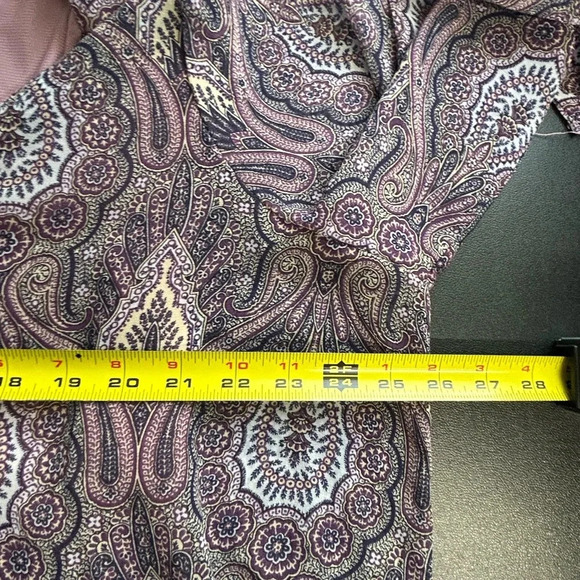 One World Women’s 2X Sparkle Dual Blouse Bohemian Fairycore Colorful Grunge - Picture 9 of 13